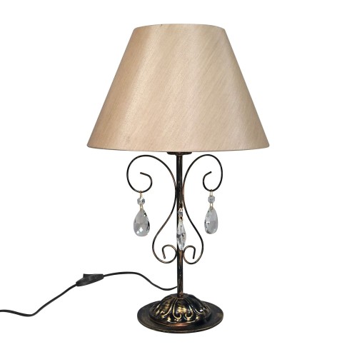 Настольная лампа интерьерная с хрустальем S5064-1