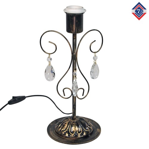 Настольная лампа интерьерная с хрустальем S5064-1