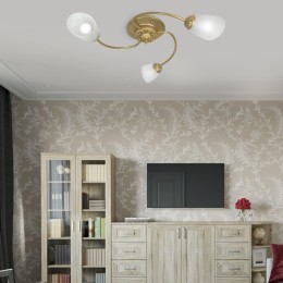 Люстра Петрасвет S2480-3, 3хЕ14 макс, 60Вт