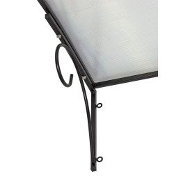 Козырёк над дверью Петрасвет S4026 Черный усиленный