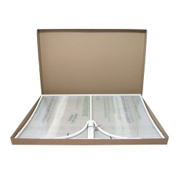 Козырёк над дверью Петрасвет S4025 Белый усиленный