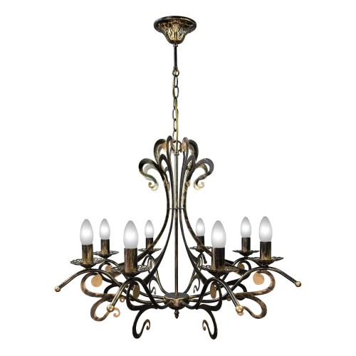 Люстра большая подвесная 8 ламп дизайнерская S3123-8